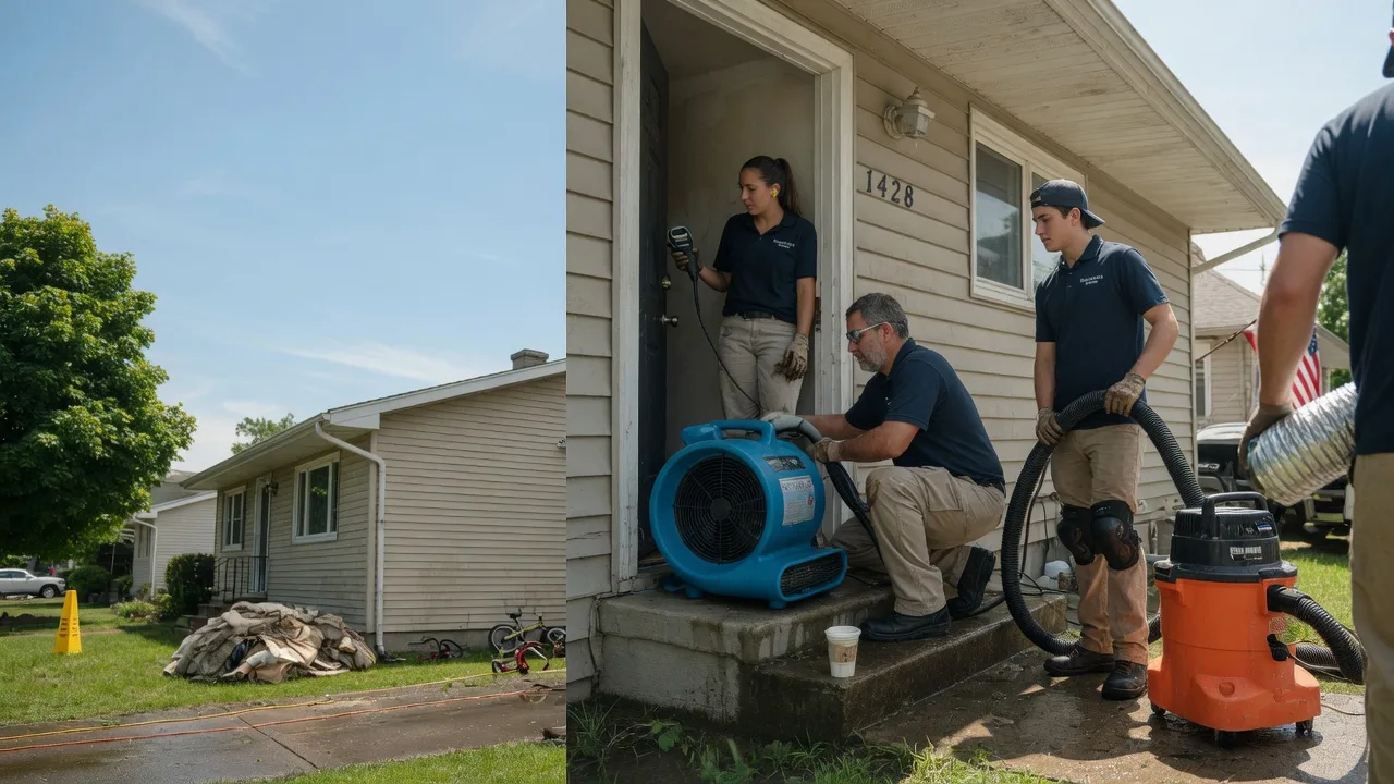 Water Damage Restoration in Bristow, IN near me